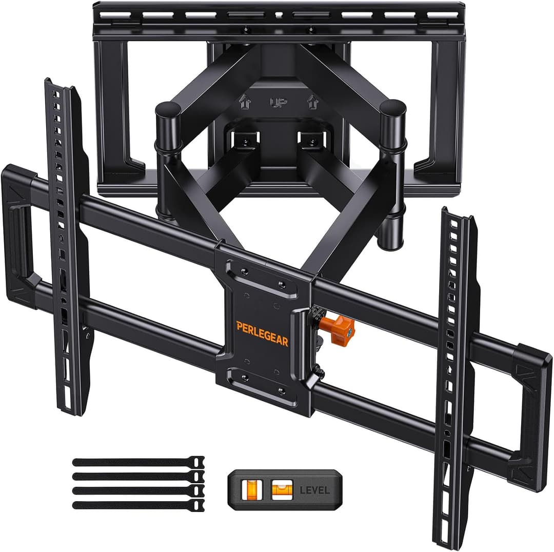 Perlegear PGLF8 Full Motion Mount, 42-90in, TV Mounts